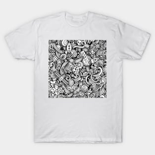 Space Art Doodle 4 T-Shirt